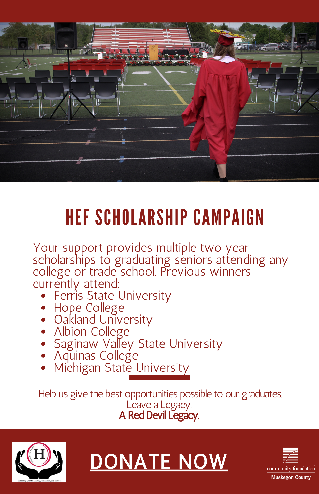 HEF Scholarship Campaign Flyer 2
